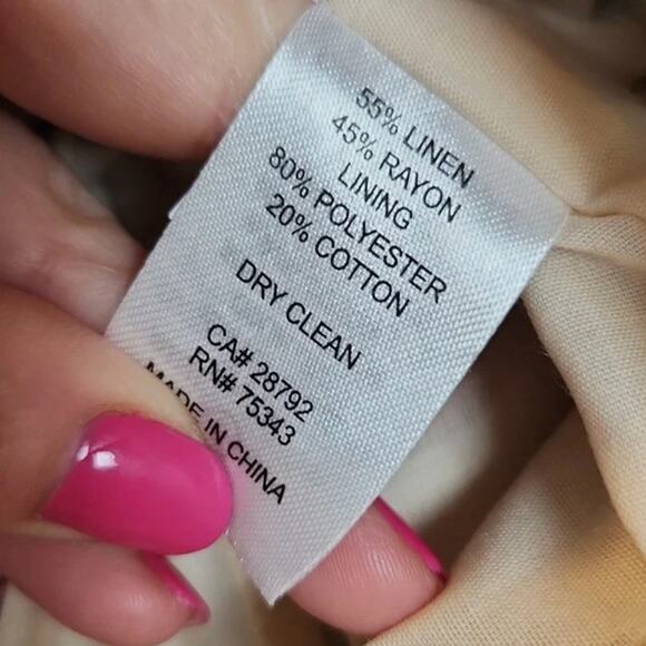 House of Harlow 1960 Linen Floral Full Maxi Skirt Small - Picture 4 of 8